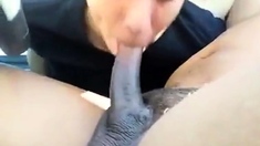 Hot guy gives me a public blowjob