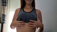 Mia Khalifa Flashing her tits