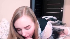 Hot Russian Blonde Maid Fucked By Her Boss