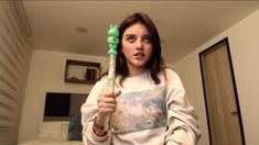 Teen masturbate for her boyfriend on webcam