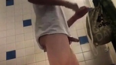 restroom change caught str8 twink